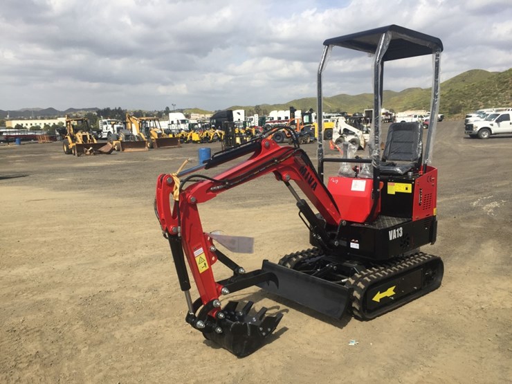 Unused 2023 Miva VA13 Mini Excavator, Lot 12006, May Heavy Equipment