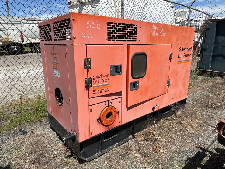 53B • 2021 GODWIN TRASH PUMP Lot 53B, City of Greensboro Rolling