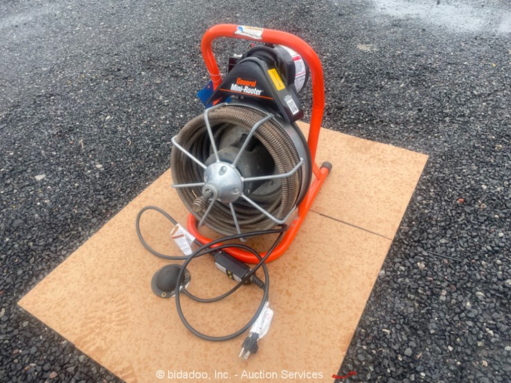 General Pipe MiniRooter 50' Electric Drain Cleaner Roto Sewer Snake