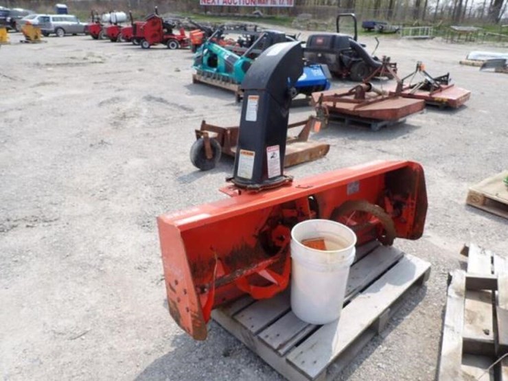 Kubota B2782 63 In Snow Blower Lot 1120 Day 1 May 16 2023