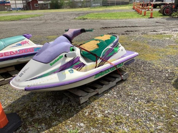 1996 BOMBARDIER SEADOO JET SKI Lot 1123, ONLINE CONSIGNMENT AUCTION