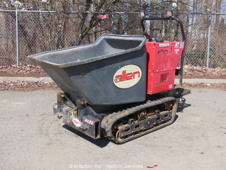 2017 Allen AT16 Ride on Rubber Track Crawler Concrete Dump Buggy