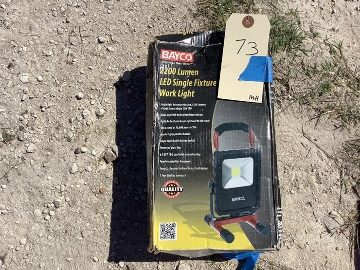 BAYCO 2200 LUMEN WORK LITE - Lot #73, May Consignment Auction, 5/21 ...