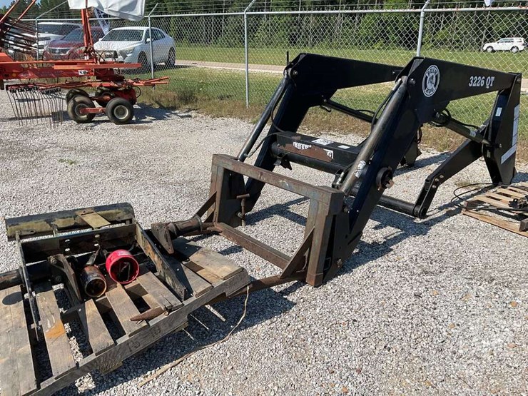 BUSH HOG FRONT END LOADER ATTACHMENT W/ HAY FORKS Lot 22390, D2R2