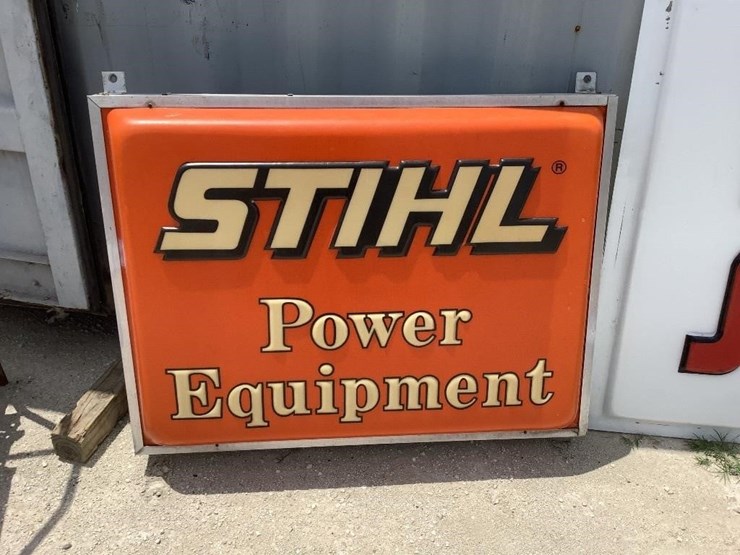 STIHL SIGN Lot 332, May Consignment Auction, 5/21/2023, Bradshaw