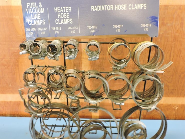NAPA HOSE CLAMP RACK Lot 331, Ten Lakes Forestry and Excavation