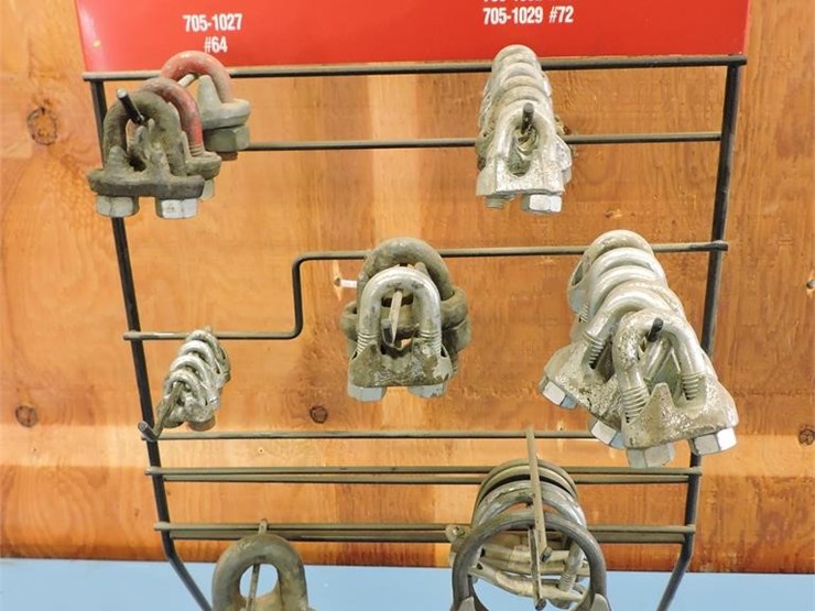 NAPA HOSE CLAMP RACK Lot 332, Ten Lakes Forestry and Excavation