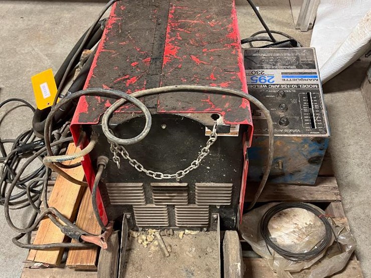 319 • Welder Marquette Arc Welder; Marquette Mig Welder Lot 319