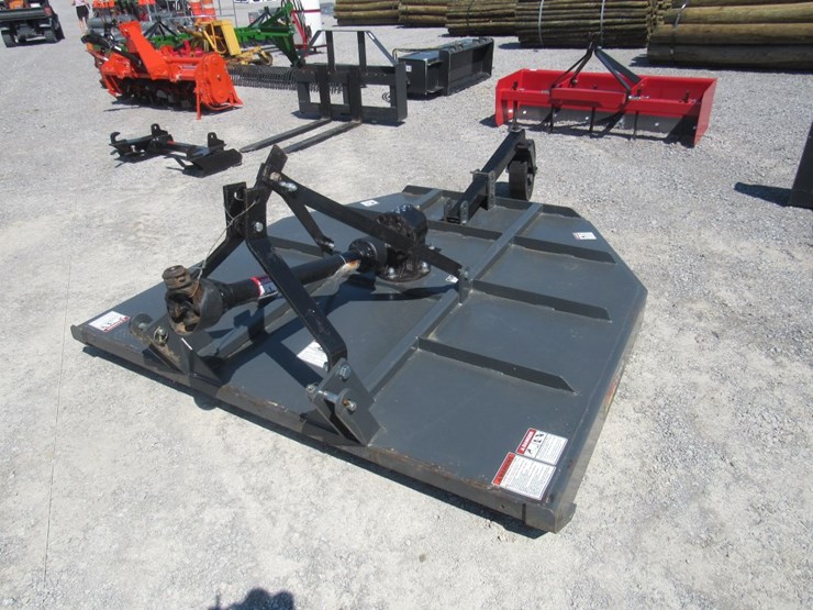 TENNESSEE RIVER IMPLEMENT 6’ ROTARY CUTTER Lot 15530, Live Heavy