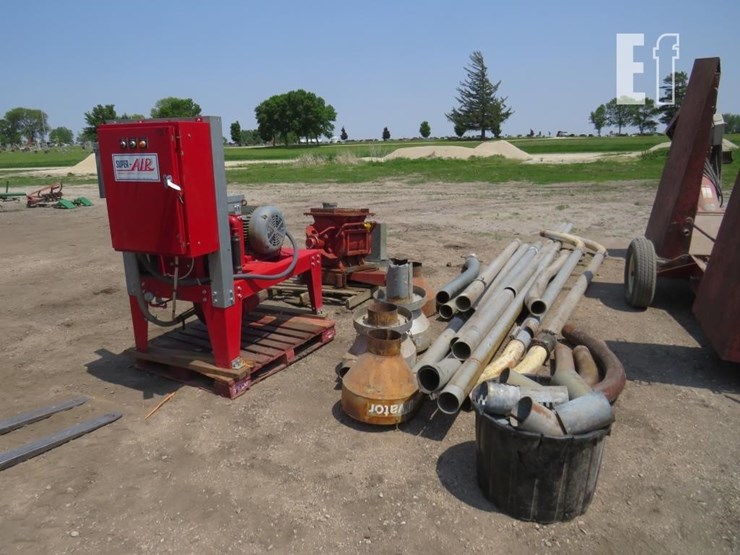 BEARD MFG PNEUMATIC GRAIN SYSTEM 1596 Lot 1596, Pocahontas Machinery