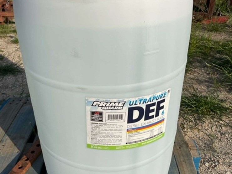 55Gal Drum PrimeGuard UltraPure DEF Lot 879, Burning Tree Ranch