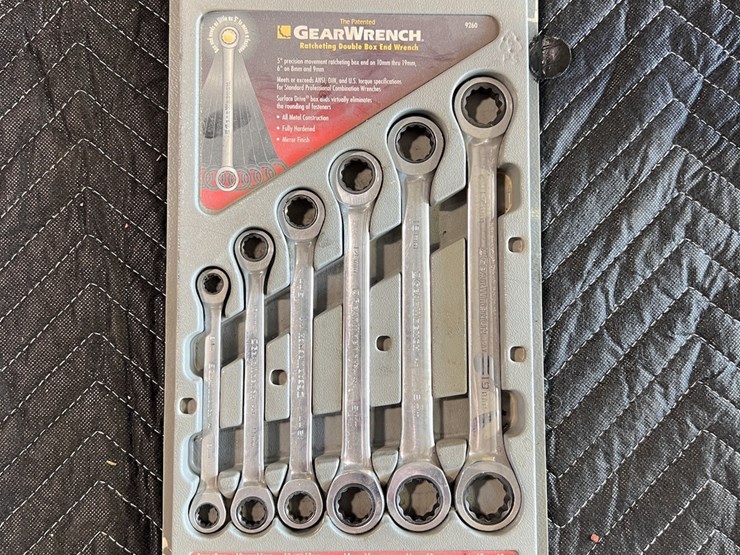 GearWrench Box End Wrench Set Lot 331, EASTERN NEBRASKA'S LARGE LATE
