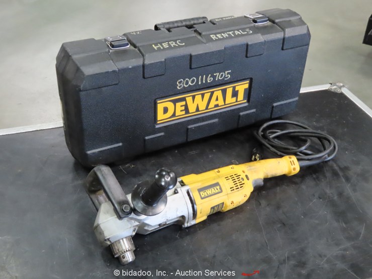 2016 Dewalt DW124 RightAngle 1/2" Stud and Joist Drill 120V w/ Case