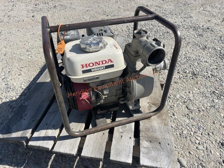 Honda Gas Water Pump, Model WB20XT Lot 2894, July Shop and Tool