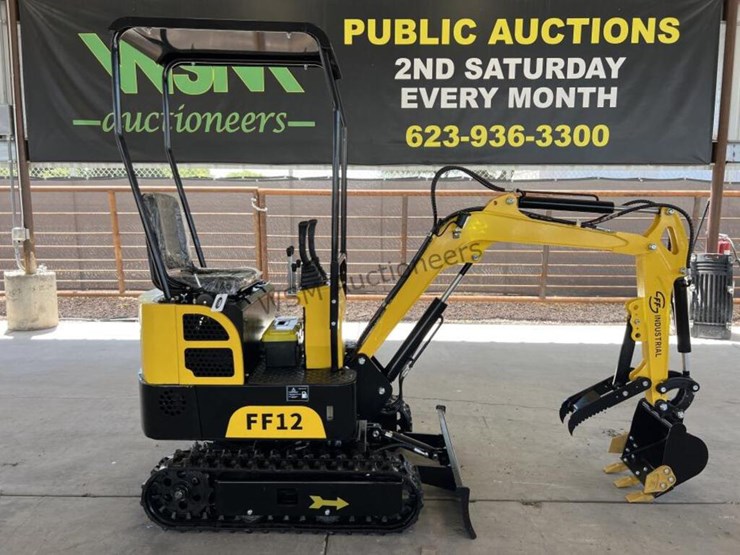 2023 FF Industrial FF12 Mini Excavator Lot 207, Public Vehicle