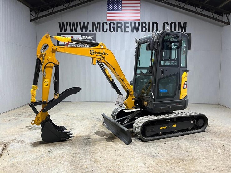 2023 CFG STE35SR Mini Excavator Lot 420A, McGrew Equipment Live