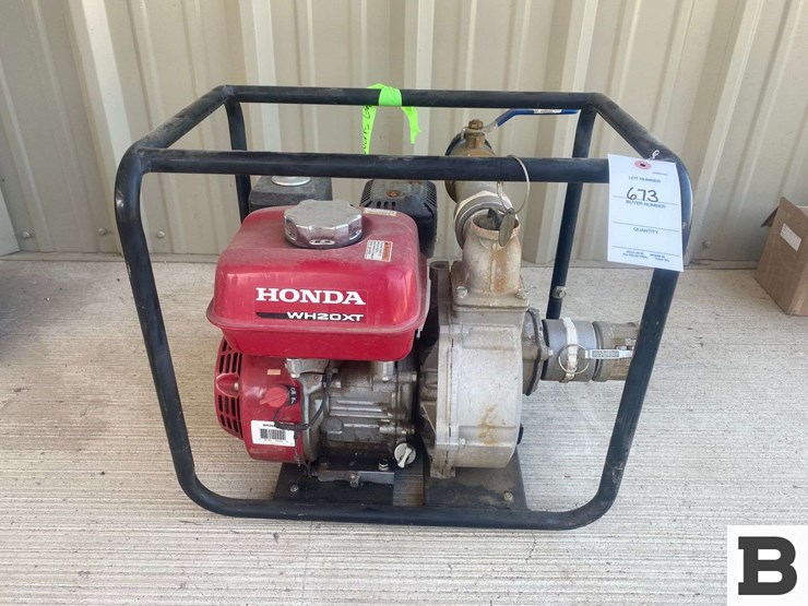 Honda WH20XT Transfer Pump Lot 673, Cascade Farms, Inc. Retirement