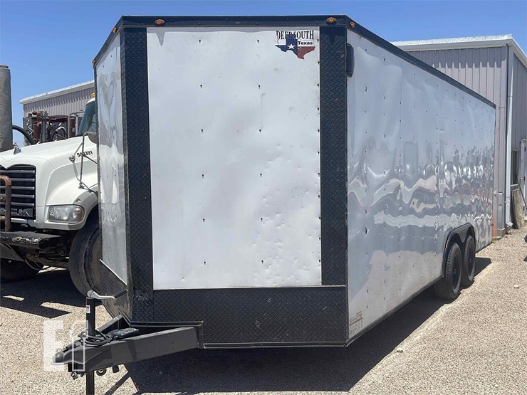 2021 DEEP SOUTH CARGO TRAILERS 20FT TA ENCLOSED TRAILER Lot 62, July