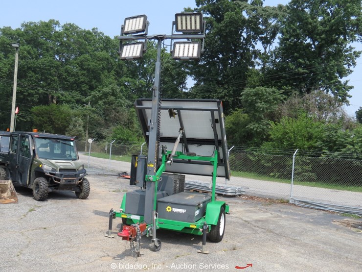 2018 National Signal Sunray LTS Hybrid Solar Diesel Towable Light Tower