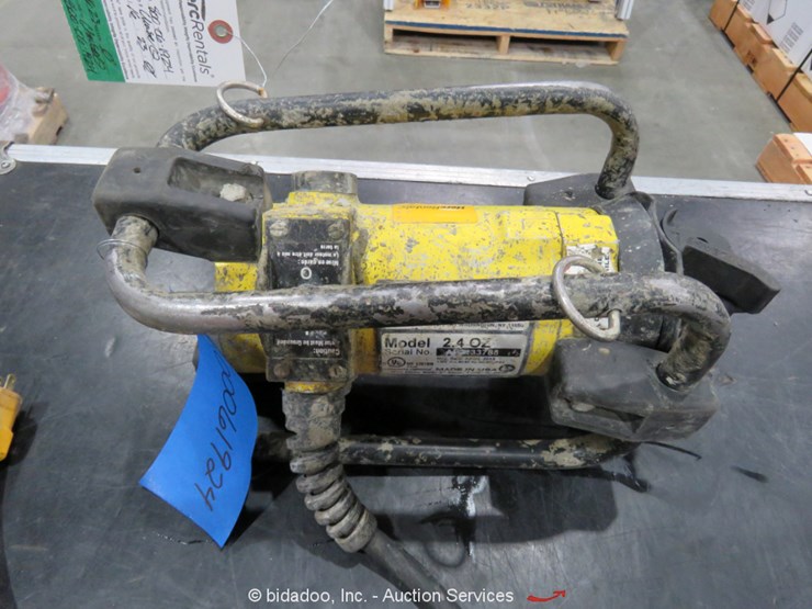2015 Oztec 2.4 OZ Hand Held Concrete Vibrator Motor 115 Volts bidadoo Lot , Weekly Online