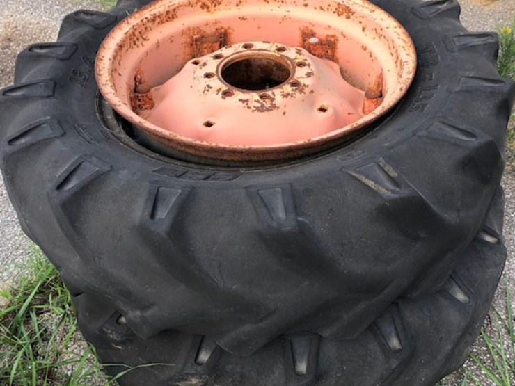 Kubota Tires and Rims Lot 131, Clean Up Sale, 8/4/2023, Grimes Auto LLC Auction Resource