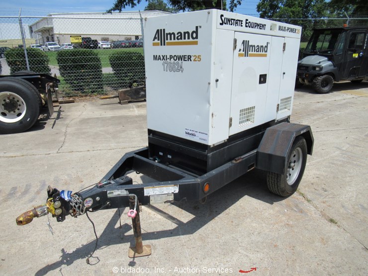 2018 Allmand MP25 20kW Towable Generator 25kVA Genset Diesel Isuzu