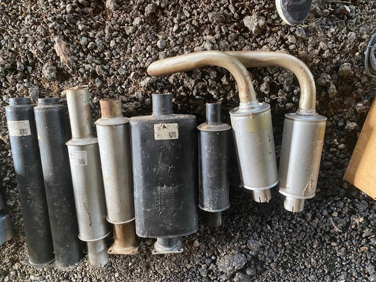 432 • Mufflers for tractors Lot 432, Estate Farm Equipment Auction