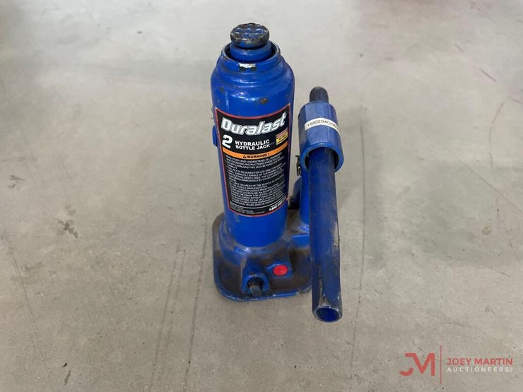 DURALAST 2 TON HYDRAULIC BOTTLE JACK Lot 501, A&J STEEL FLEET