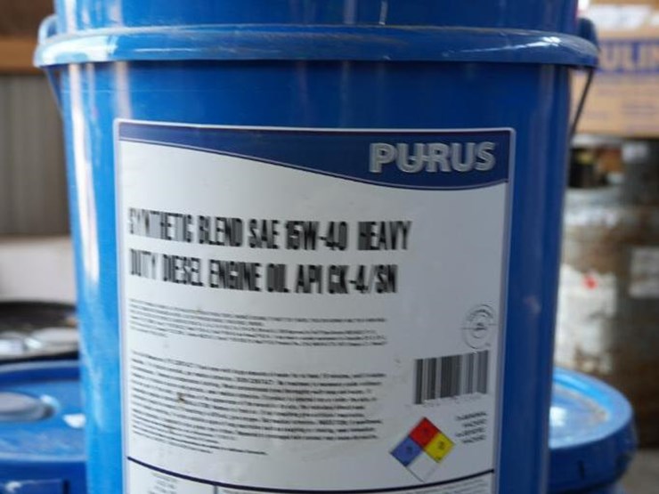Purus 15W40 Motor Oil Lot 300, Yoders Sawmill & Farm, 8/10/2023