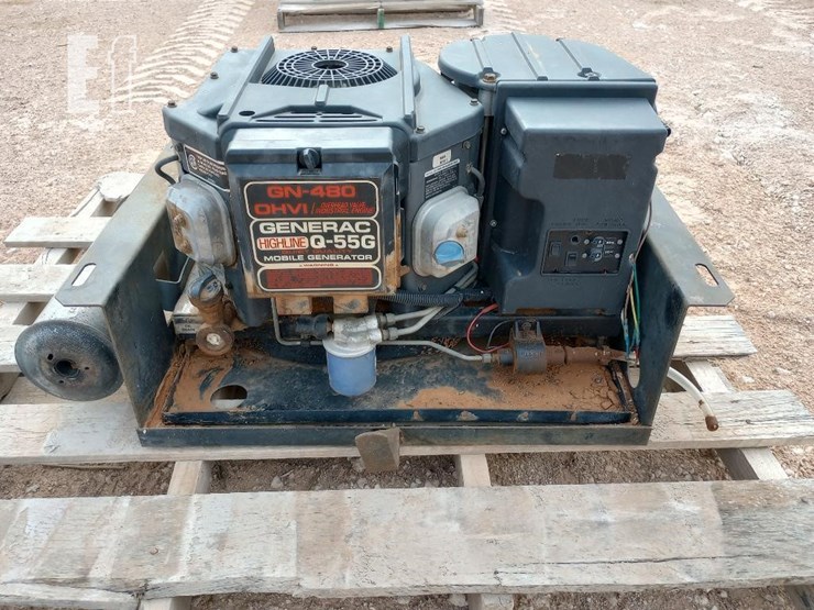 GENERAC Q55G GENERATOR Lot 523911, Day 2 August 2023 Public