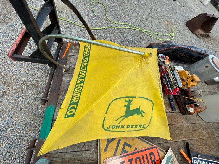 5123 • "John Deere" Tractor Umbrella Lot 5123, Paul Marty Family