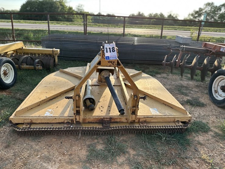 3PH 6' BUSHWACKER ROTARY CUTTER Lot 118, Equipment Auction, 8/12/2023, Jarrod Williams LLC