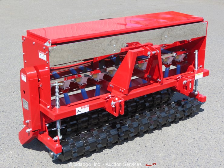 Agrotk STSD10 Seeder Attachment Skid Steer w/3Point Tractor Hitch