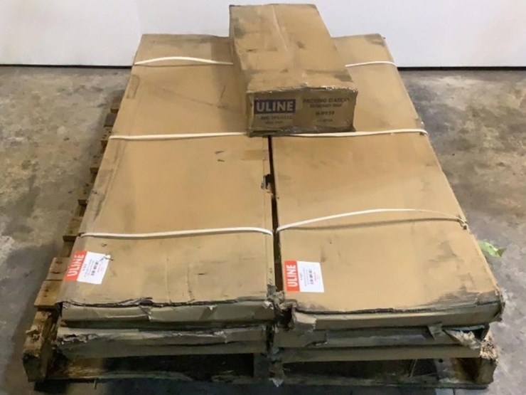 Uline Packing Station Shelves & Keyboard Tray Lot 223, August Mid