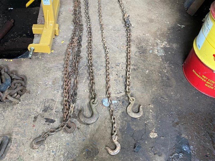 159 • Double hook chains Lot 159, Estate Farm Equipment Auction, 9