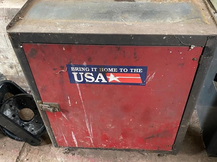155 • Metal tool chest Lot 155, Estate Farm Equipment Auction, 9/19