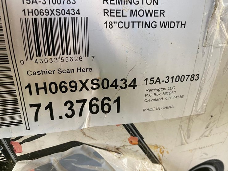 417 • Remington rotary mower Lot 417, Estate Farm Equipment Auction