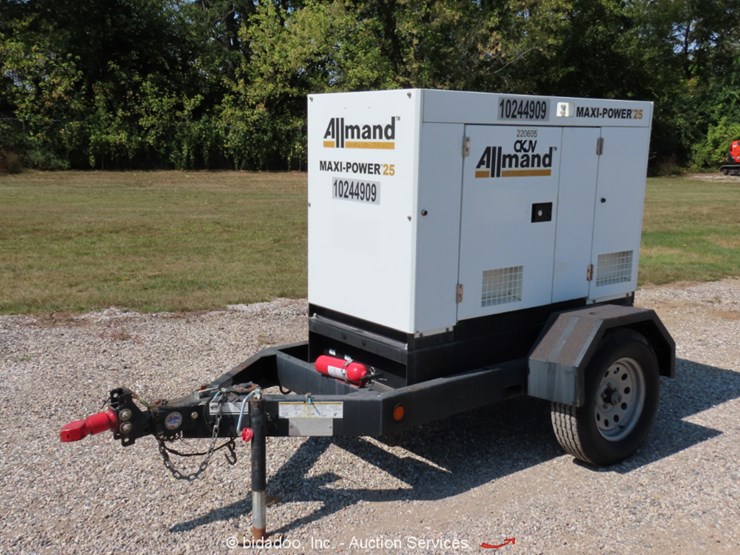 2018 Allmand MP258E1 20kW Towable Generator 25kVA Genset Isuzu Diesel