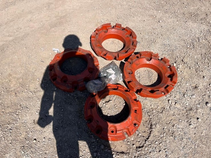 Kubota Rear Wheel Weights Lot 566, McGrew Equipment's Live ONSITE